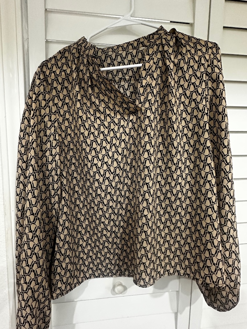 Beige blouse